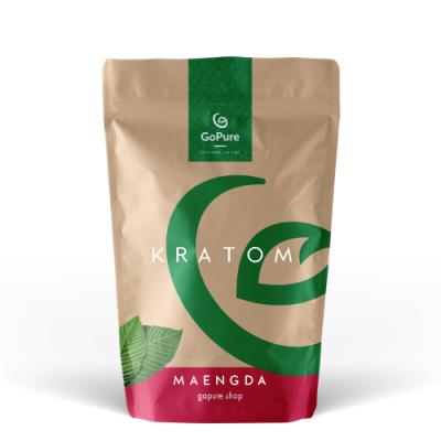 Sachet de 50 g de Red Maeng Da Kratom GoPure « pimp grade » en ligne en Europe et au Royaume-Uni