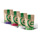 GoPure Kratom Colour Flush Collection — four pouches: Bentuangie, Maeng Da, White Borneo and Green Kapuas