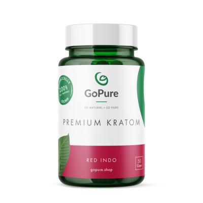 Gélules GoPure Rouge Indo Kratom