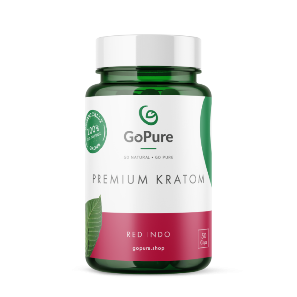 Red Indo Kratom Capsules