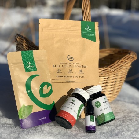 Valentine´s Day Kratom FEEL GOOD -package. Over 120€ worth of natural wellbeing.