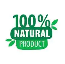 100% natural product badge